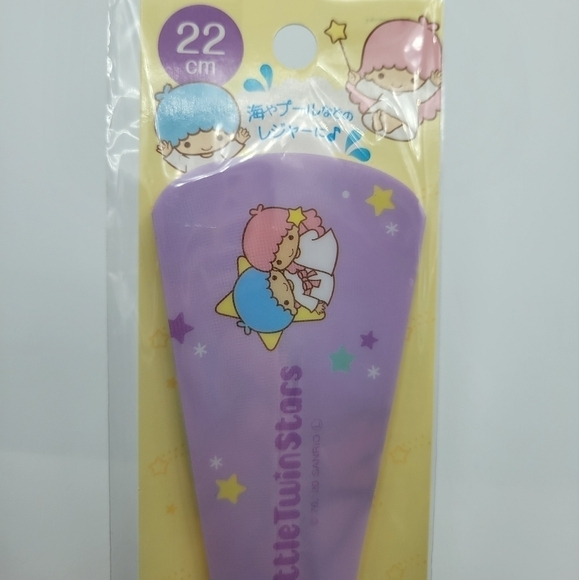 Sanrio Little Twin Stars folding fan - Picture 3 of 6
